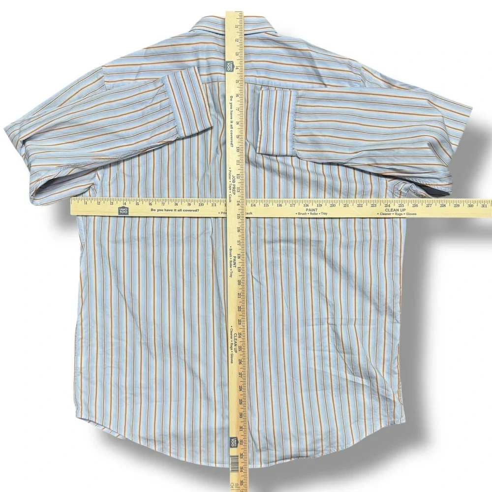 Banana Republic XL Striped Cotton Dress Shirt Classic Workwear‎ Heritage Fit